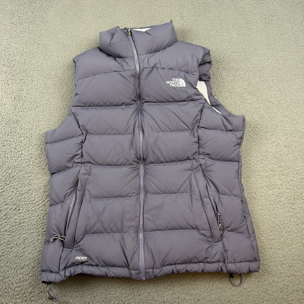 The North Face Women's 700 Fill Down Puffer Vest in Charcoal